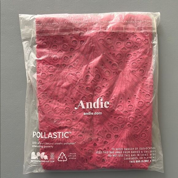 NWT Andie The Roatan Midi Dress - Eyelet - Rosette Size M - Picture 8 of 11